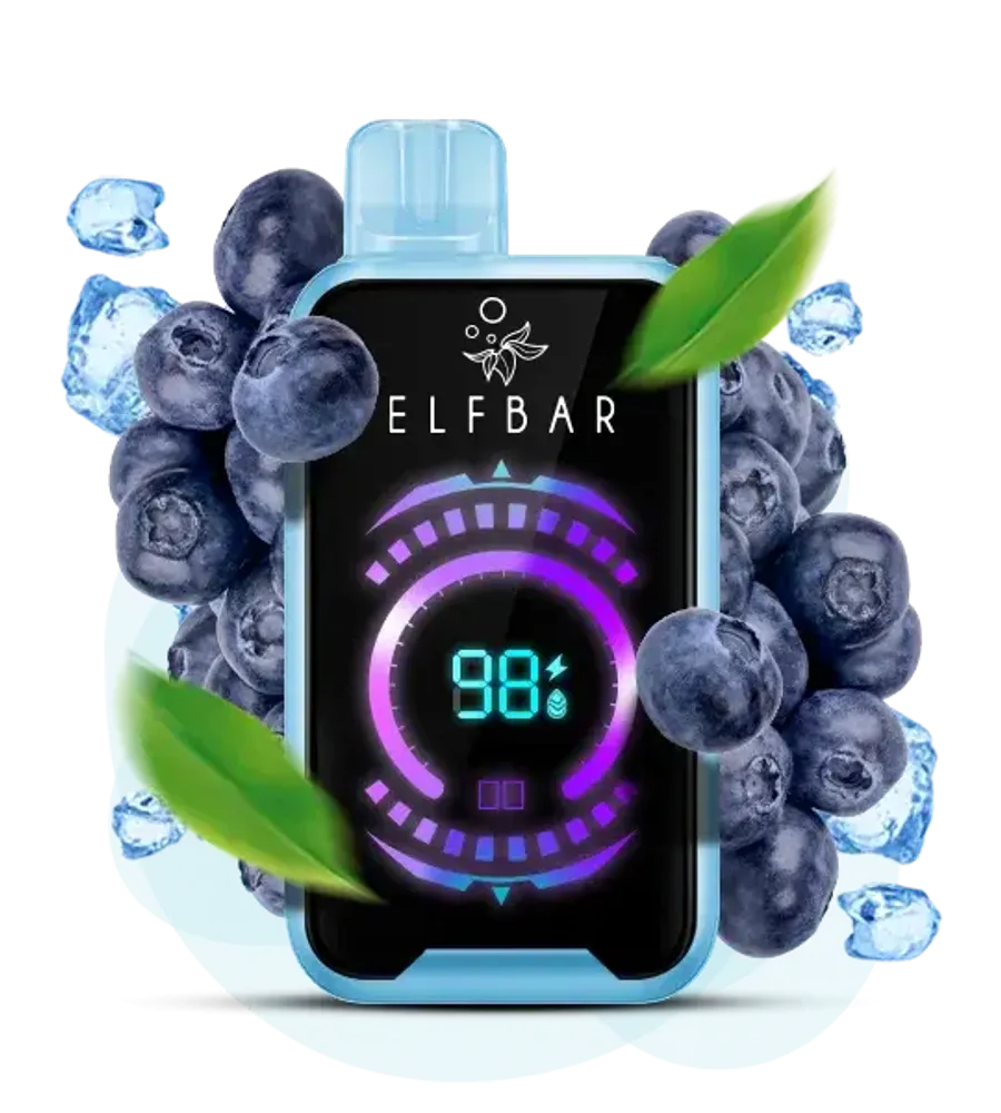 Buy Elfbar Raya D2 bluberry ice - Online Vape Store India