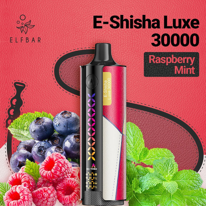 Buy Elfbar e-shisha rasberry mint  - Online Vape Store India