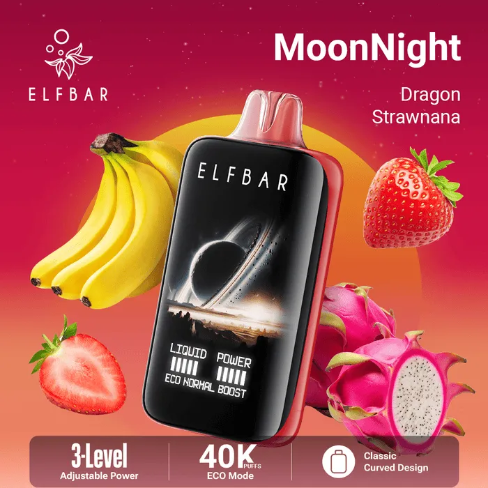 Buy Elfbar moonlight Dragon strawnana - Online Vape Store India