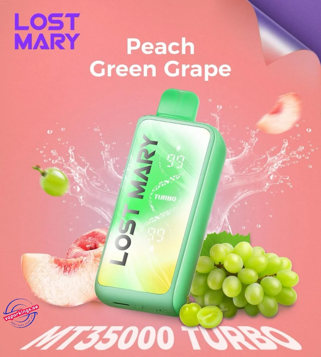 Buy Lost merry peach green grape - Online Vape Store India