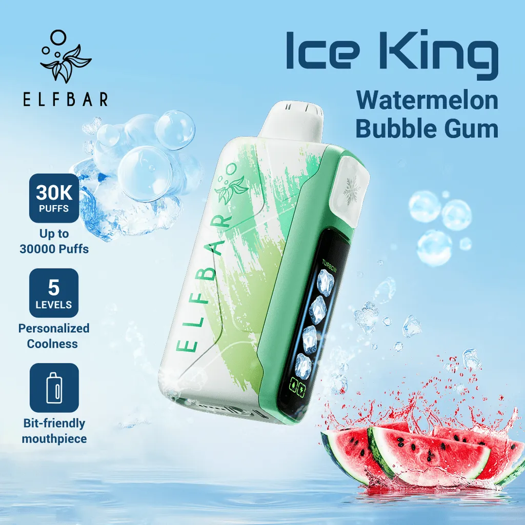 Buy Ice king watermelon bubblegum  - Online Vape Store India