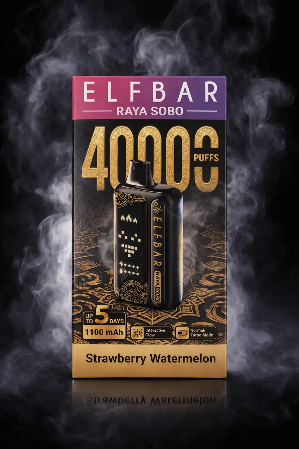 Buy Elfbar Raya sobo straberry watermelon  - Online Vape Store India