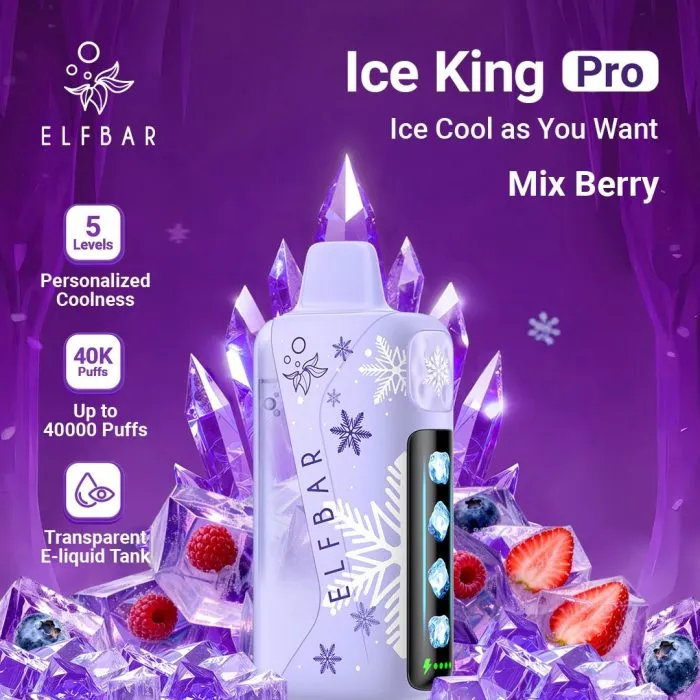 Elfbar ice king pro mix berry